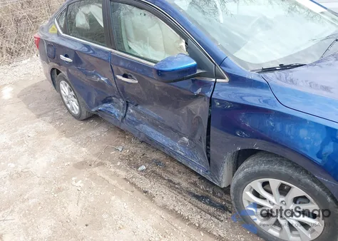 2019 Nissan Sentra Sv z USA, uszkodzony, nr VIN 3N1AB7AP6KY444742